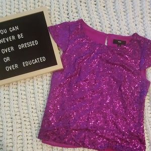 ❗2 for $20❗Sparkly purple top